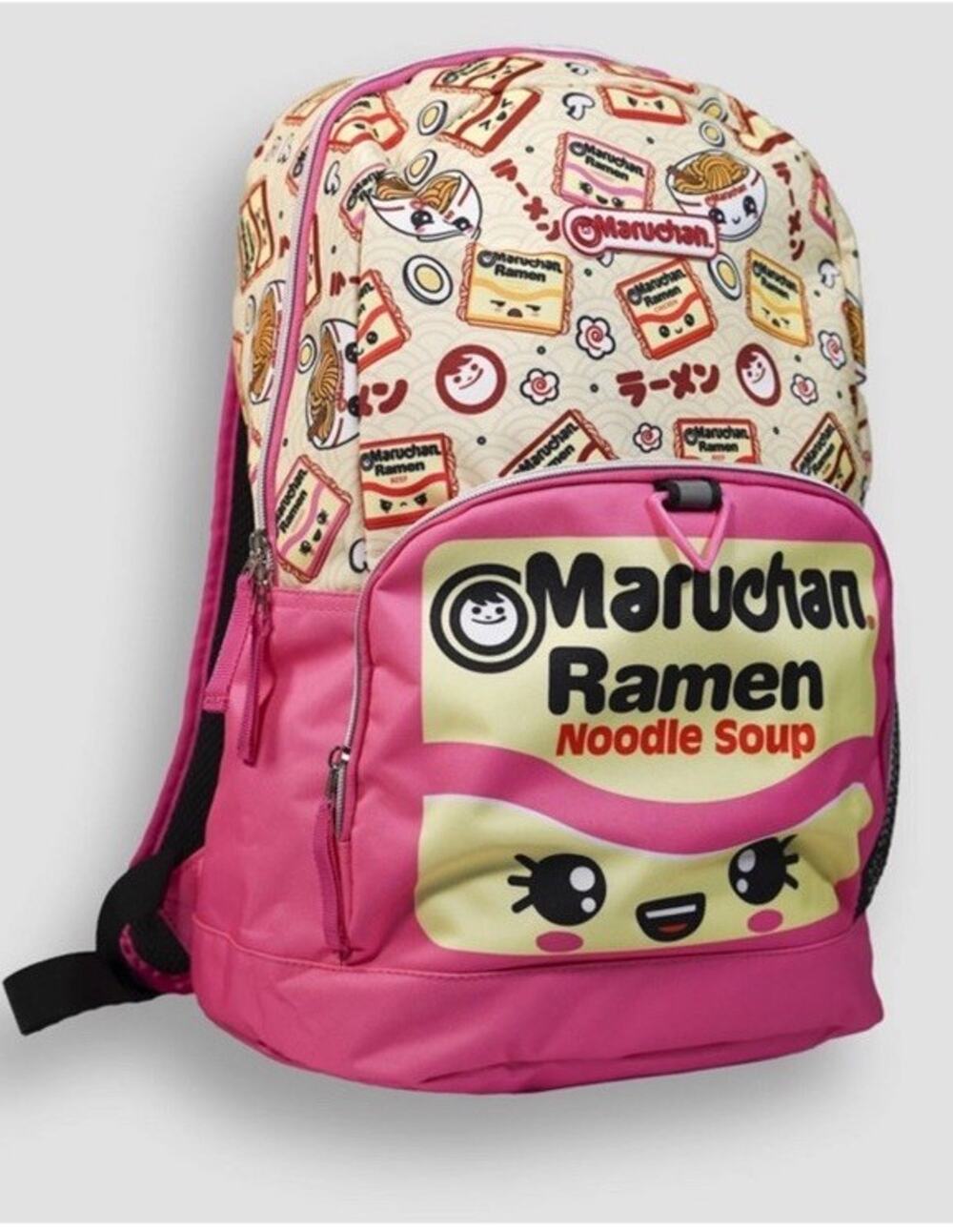 Maruchan Ramen Noodle Soup Backpack Pink Girls 18" Back To School